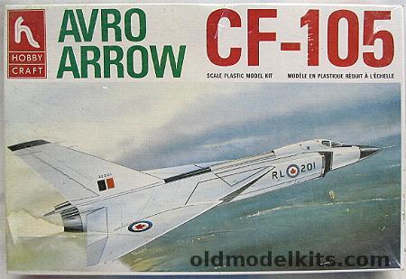 Hobby Craft 1/72 Avro CF-105 Arrow, HC1392 plastic model kit